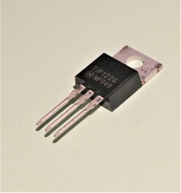 5Pieces of ON Semi TIP122G NPN Darlington Pair, 5 Amp 100 Volt 3Pin