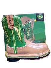 John Deere Bank Licensed  Savings Bank Cowboy Boot JD Green Little Saver