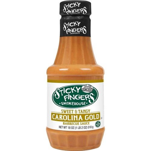 3 Bottles Sticky Fingers Smokehouse Sweet & Tangy Carolina Gold Barbecue Sauce 1 - Picture 2 of 6