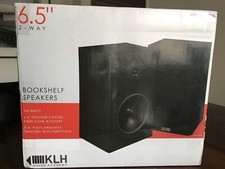 Klh Titan Series B-pro6 Bookshelf Speakers New Open Box