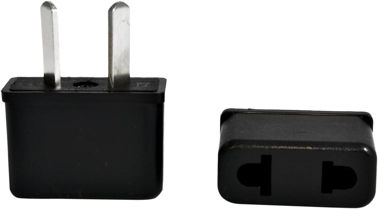 Ceptics USA to Australia/China Plug Adapter CE Certified RoHS Compliant - 6 Pack