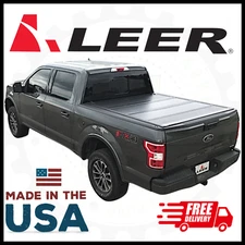 Leer Hard Quad-Fold Tonneau Cover For 08-16 Ford F-250 F-350 Super Duty 6'9" Bed