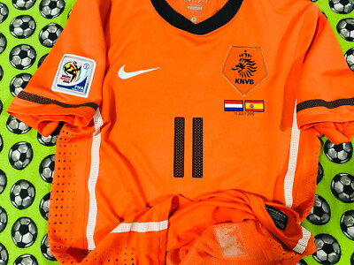 AUTHENTIC Nike Netherlands Soccer Jersey World Cup Final 2010