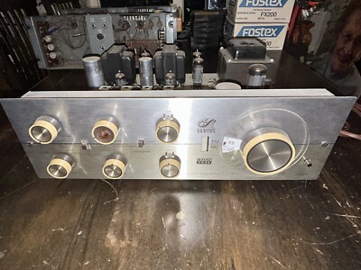 Vintage Eico 2536 FM/MC EL84 Vacuum Tube Stereo Receiver & Manuals 12ax7 Tuner