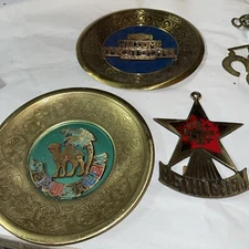 Brass Religious Items Lot