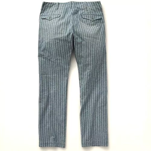 PANTALONES POLO RALPH LAUREN DOBLE RL RRL DÉCADA 1940 OFICIAL BRITÁNICO A RAYAS CHINOS $340+ - Imagen 2 de 7