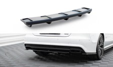 Cup Diffusor Ansatz SCHWARZ für Audi A7 S-Line FLHeckansatz Splitter +vB ABS ABE