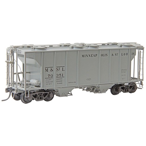 Tolva de dos bahías escala HO Kadee 8343 Minneapolis & St Louis M&STL 70351 PS-2 | Zustand: New