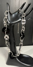 Preowned Black and Silver Statement Necklace