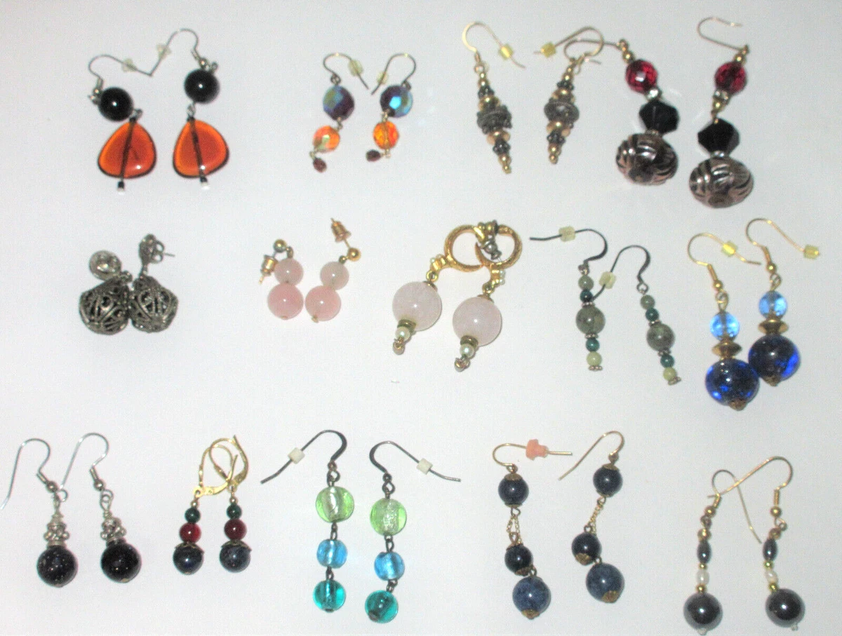 Crystal earrings hotsell ebay