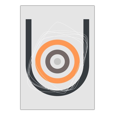 Canvas Fabric Picture Poster - Modern Boho Creative Abstract Art A005-D008