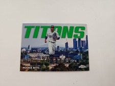 2023 Topps Chrome Update #CT-18 Mookie Betts Titans Green #/99 ZH