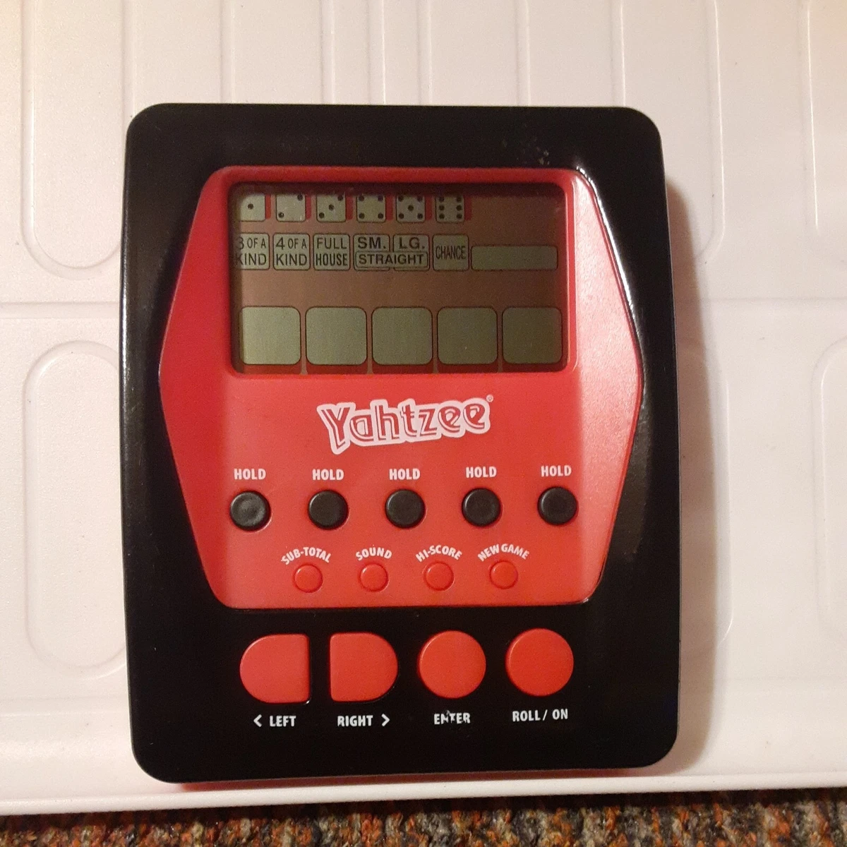 Milton bradley hotsell yahtzee electronic handheld
