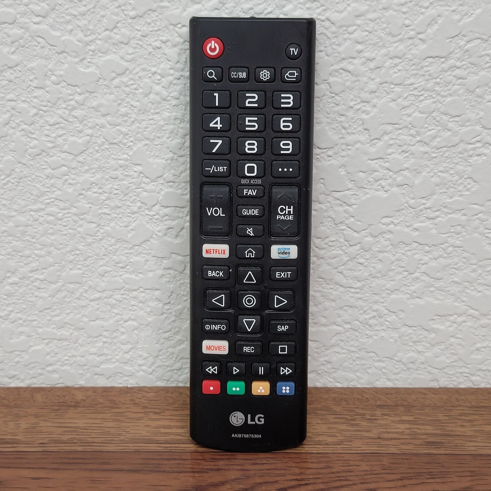 LG AKB75675304 Genuine OEM Replacement TV Remote Control