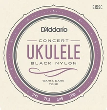 D'Addario EJ53C Pro Arte Rectified Nylon Hawaiian Concert Ukulele Strings GCEA