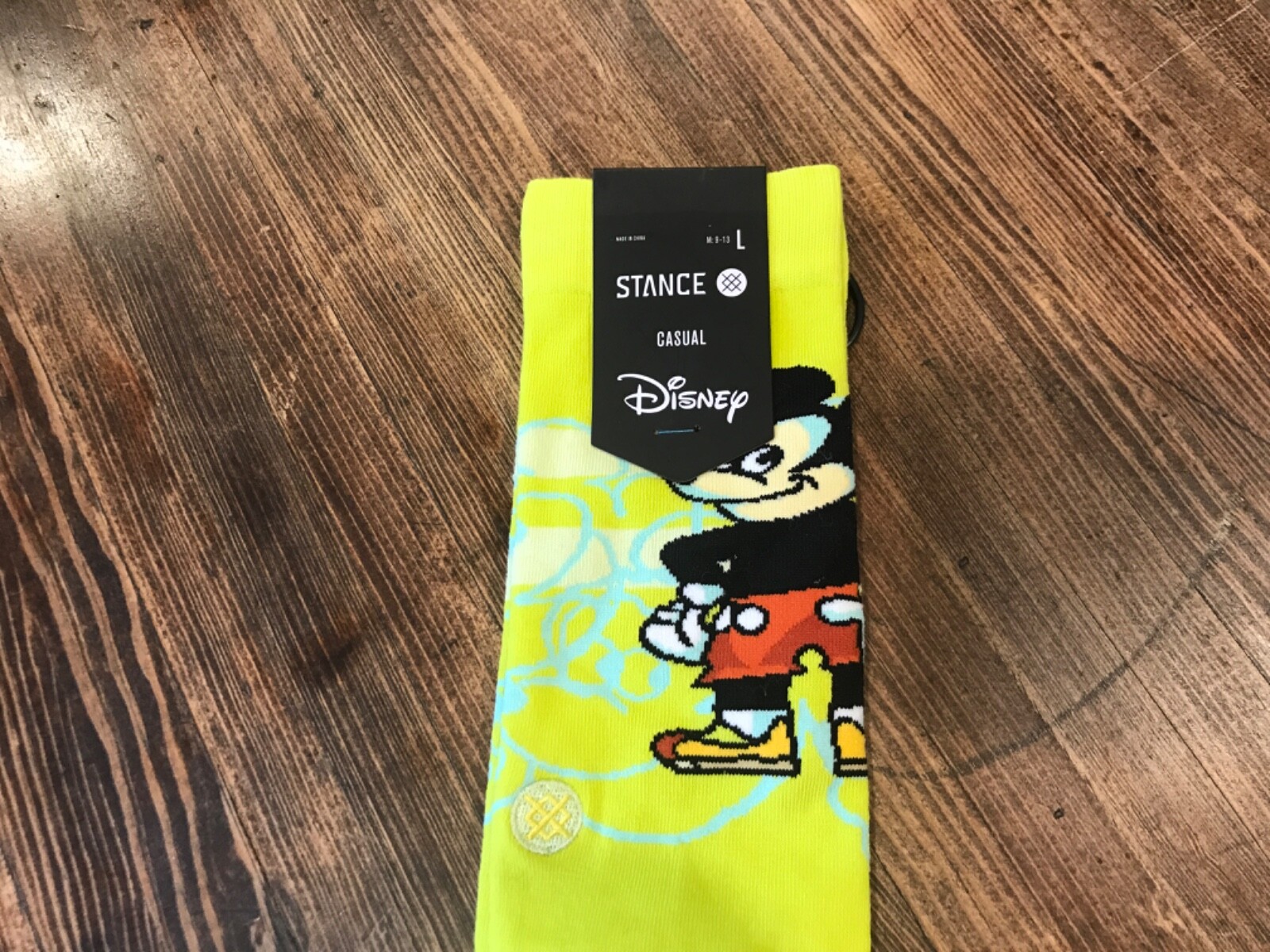 STANCE Disney Casual Mickey Mouse Unisex Socks Large Men's Size 913