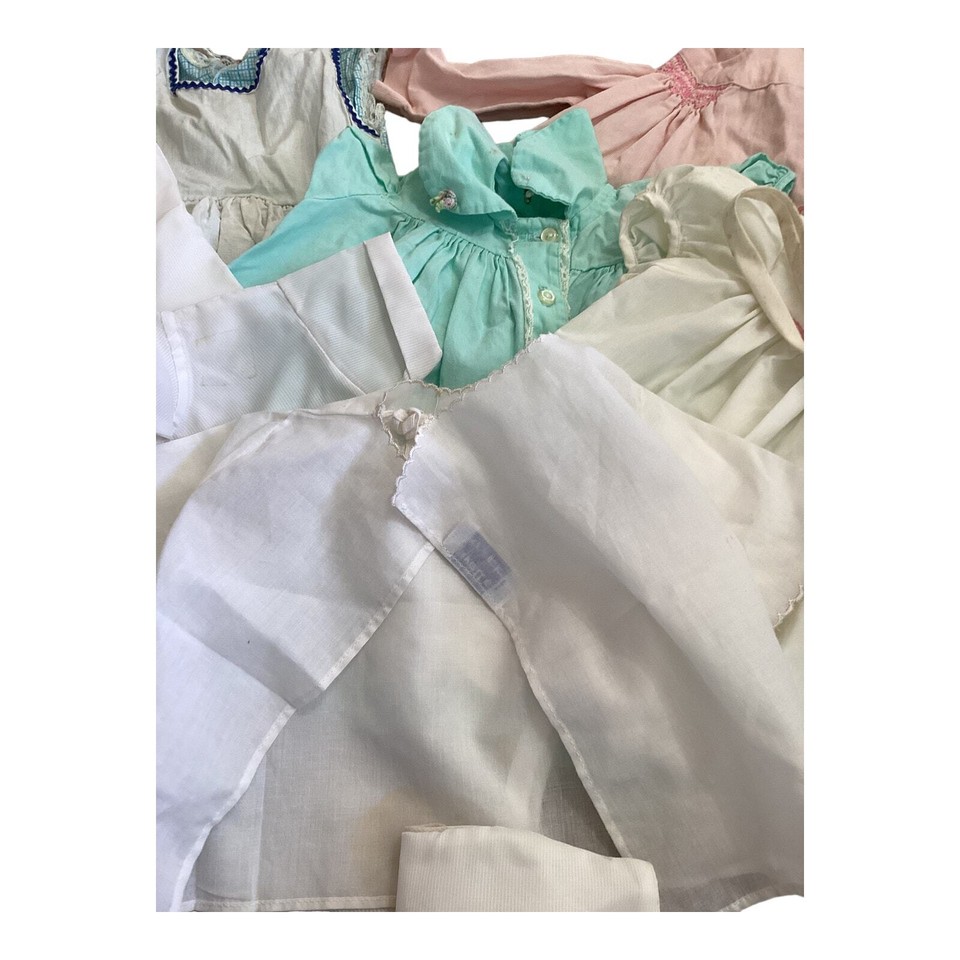 Vintage Lot of Baby Doll Dresses Clothes Infant TLC eBay