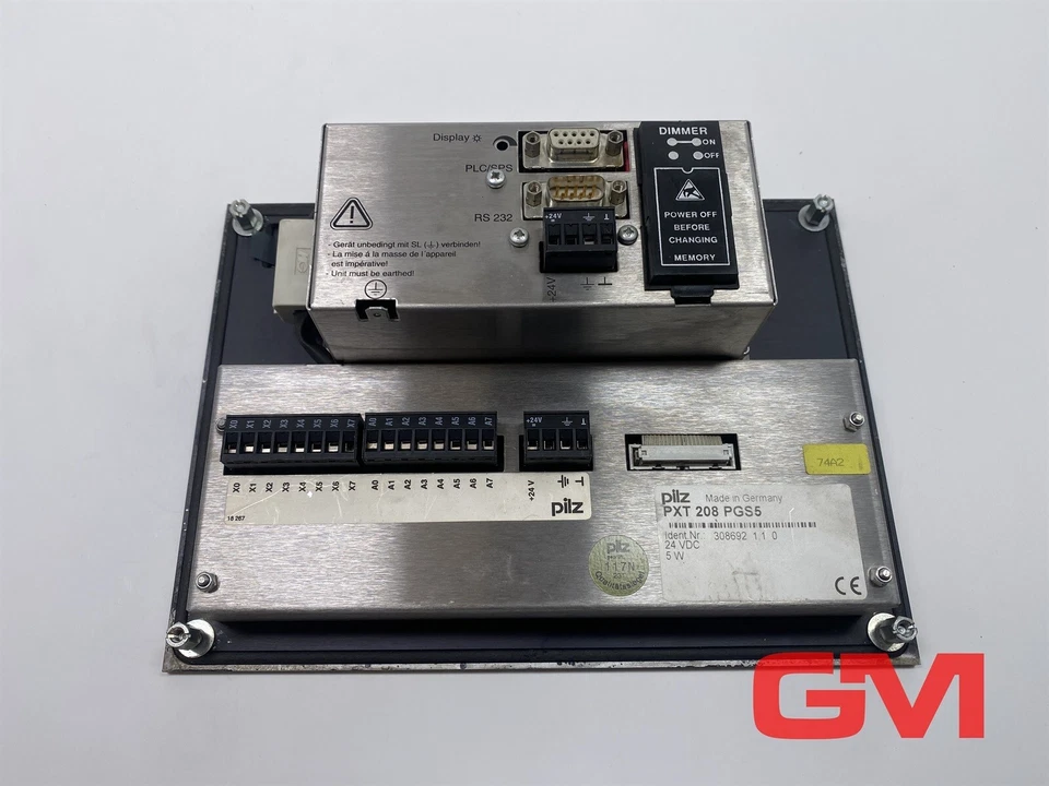 Pilz Bedienpanel PXT 208 PGS5 operator panel unit 308692 1.1 24 VDC 5W - Bild 3 von 4