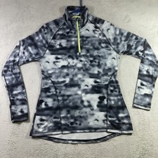 Champion Duo Dry Top Women Medium 1/4 Zip Pullover Athletic Stretch Performance