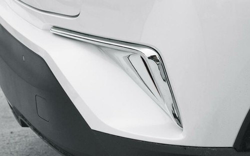 Evan-Fischer Rear Bumper Cover Set (Upper & Lower) For Toyota C-HR 2018-2019 – Primed & Textured, Direct Fit