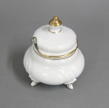 Zuckerdose Dose Weimar Porzellan Josefine Goldrand Gold 