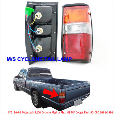 MITSUBISHI L200 PICKUP TRUCK CYCLONE RH+LH BLACK '86 '87 '88 '89
