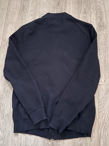ZARA MEN'S DARK BLUE HALF ZIP SWEATER SIZE M - Picture 3 of 6