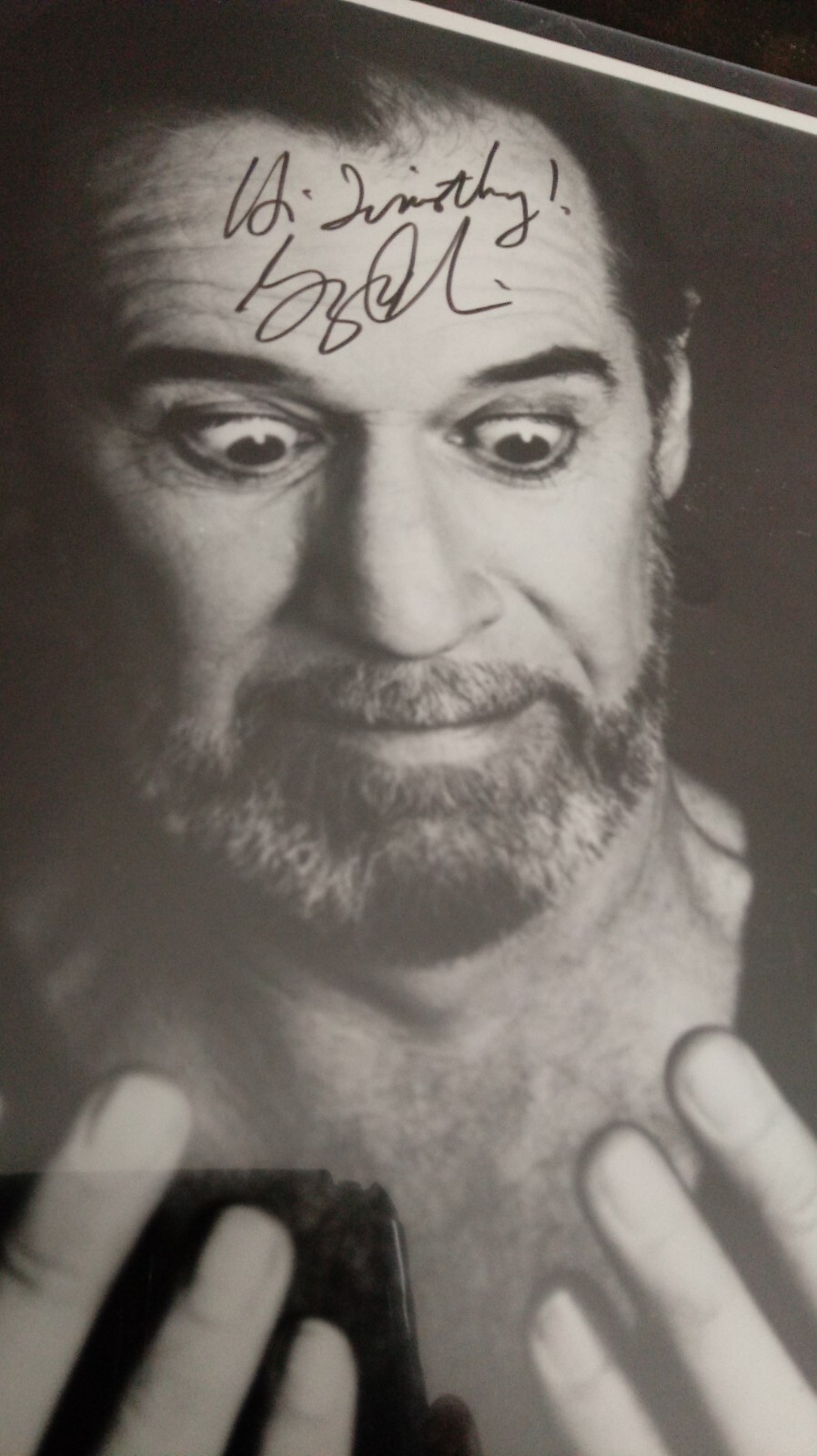 Hamza Autograph George Carlin RARE Comedian Autographed 8x10 Television Star SIGNED ...
