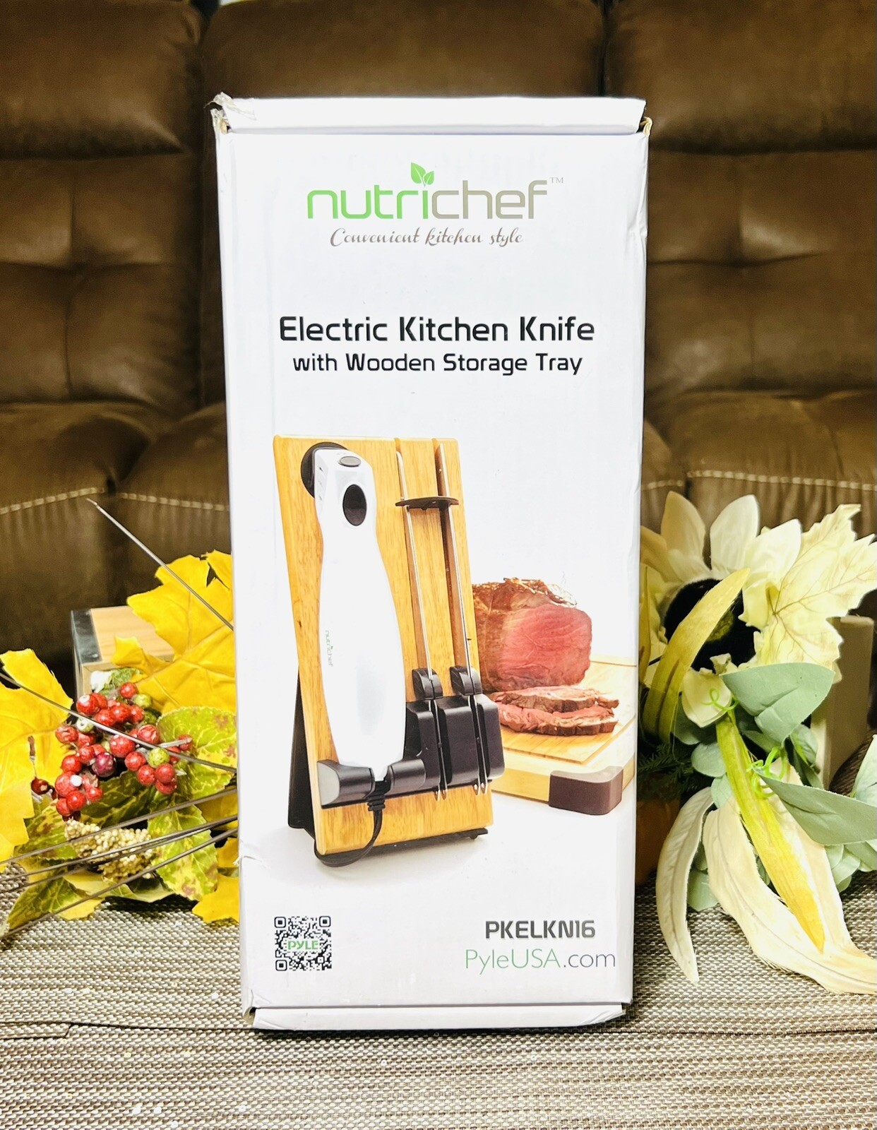 NutriChef Portable Electrical Food Cutter Knife PKELKN16 Kitchen Knife