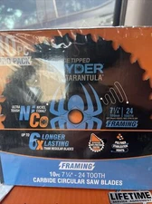 Spyder Tarantula 7-1/4″ Firming Saw Blades - Pack of 10