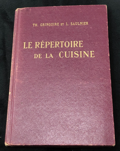 Le Repertoire de la Cuisine, Th. Gringoire et L. Saulnier, 1966 E-92
