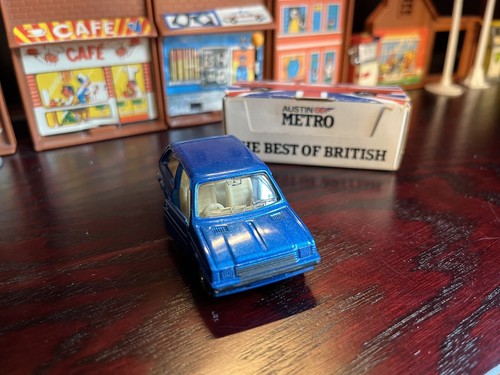 Corgi Austin Mini Metro Blue Boxed Longbridge Family Day Souvenir 1981 Die Cast - Picture 8 of 11