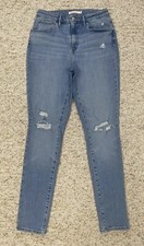 Levi's 721 Jeans Women Size 30 Distressed High Rise Skinny Stretch 30x30 