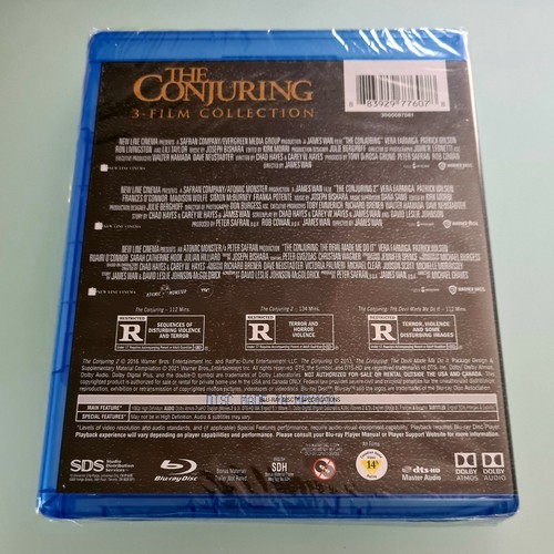 THE CONJURING 3 FILM COLLECTION HORROR US IMPORT REGION A BLU-RAY NEW + SEALED - Bild 2 von 2