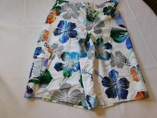 Maui and Sons Boy's Youth Boardshort Board shorts XL 18-20 White Floral Spot