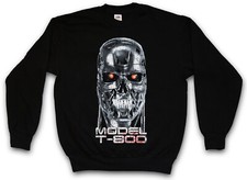 FELPA PULLOVER MODELLO TESCHIO T-800 Cyberdine Skynet Movie Terminator
