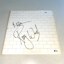NICK MASON ROGER WATERS signed autographed WALL PINK FLOYD BECKETT COA A26238