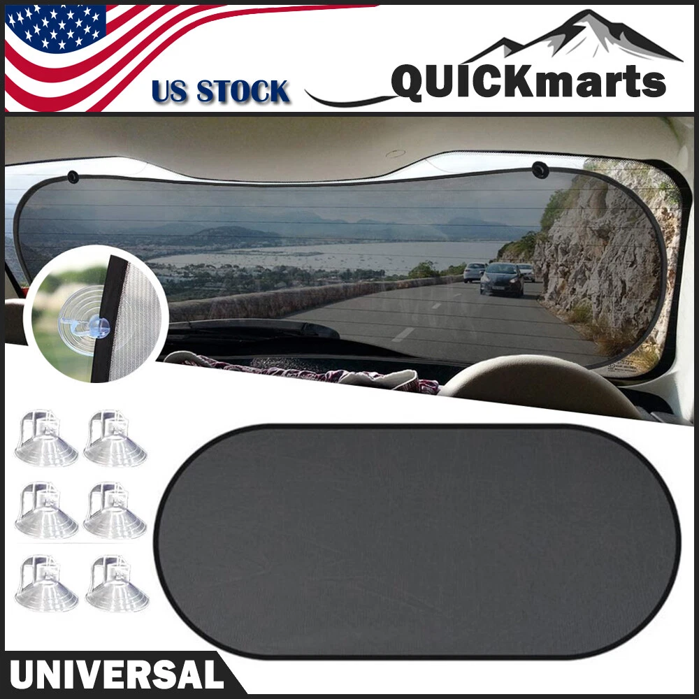 Car Rear Window Sun Shade Screen Truck Mesh Cover Windshield Visor Block  Shield