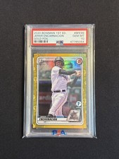 2020 Bowman 1st Edition Jerar Encarnacion BFE-96 Gold Foil SP /50 PSA 10
