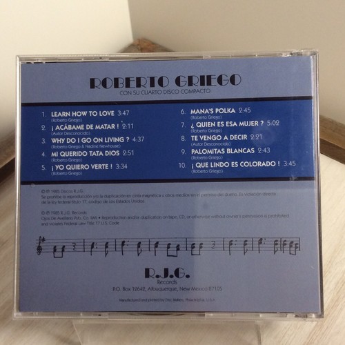 Brand New Roberto Griego Learn How to Love Shrink Wrapped CD Authorized Seller - 第 3/5 張圖片