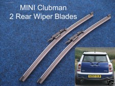 PAIR REAR Wiper Blades MINI Clubman 2007 2008 2009 2010 2011 2012 2013 2014 2015