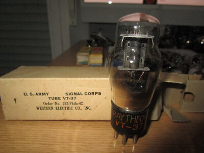 VT37 MADE IN USA TUBE RÖHRE VALVE LAMPE VALVOLA