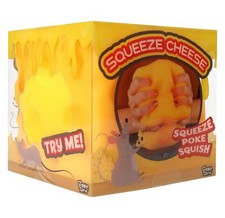 Giggle Zone Squeeze Cheese Block Large Squishy Sensory Fidget Stress Toy
