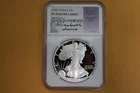 1995-P PROOF AMERICAN SILVER EAGLE NGC PF70 UCAM ELIZABETH JONES SIGNED