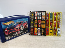 Vintage Hot Wheels/Matchbox Diecast Car Collection Lot of 24 with case
