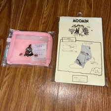 Moomin m2N Mesh Lshaped Pass Case Little My  Heel Moisturizing Cover Set New