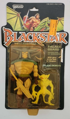Galoob Blackstar Palace Guard Figure MOC  1983 1st release Vintage He Man MOTU