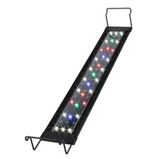 18-24" LED Planted Aquarium Light Black Aluminum Extendable Bracket with Switch