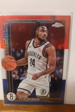 2025-26 Topps Chrome - Cameron Thomas #85 Red White & Blue Refractor