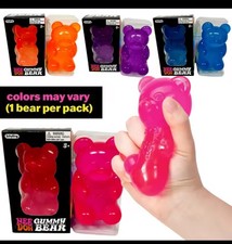 NeeDoh Gummy Bear Maltose Squeeze Squishy Fidget Toy Stress Relief for Kids Adul